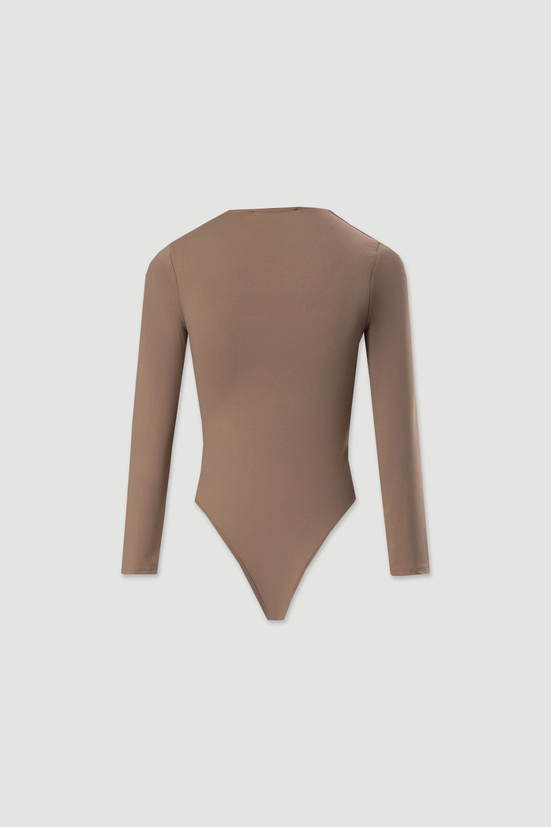 Long sleeve plain bodysuit