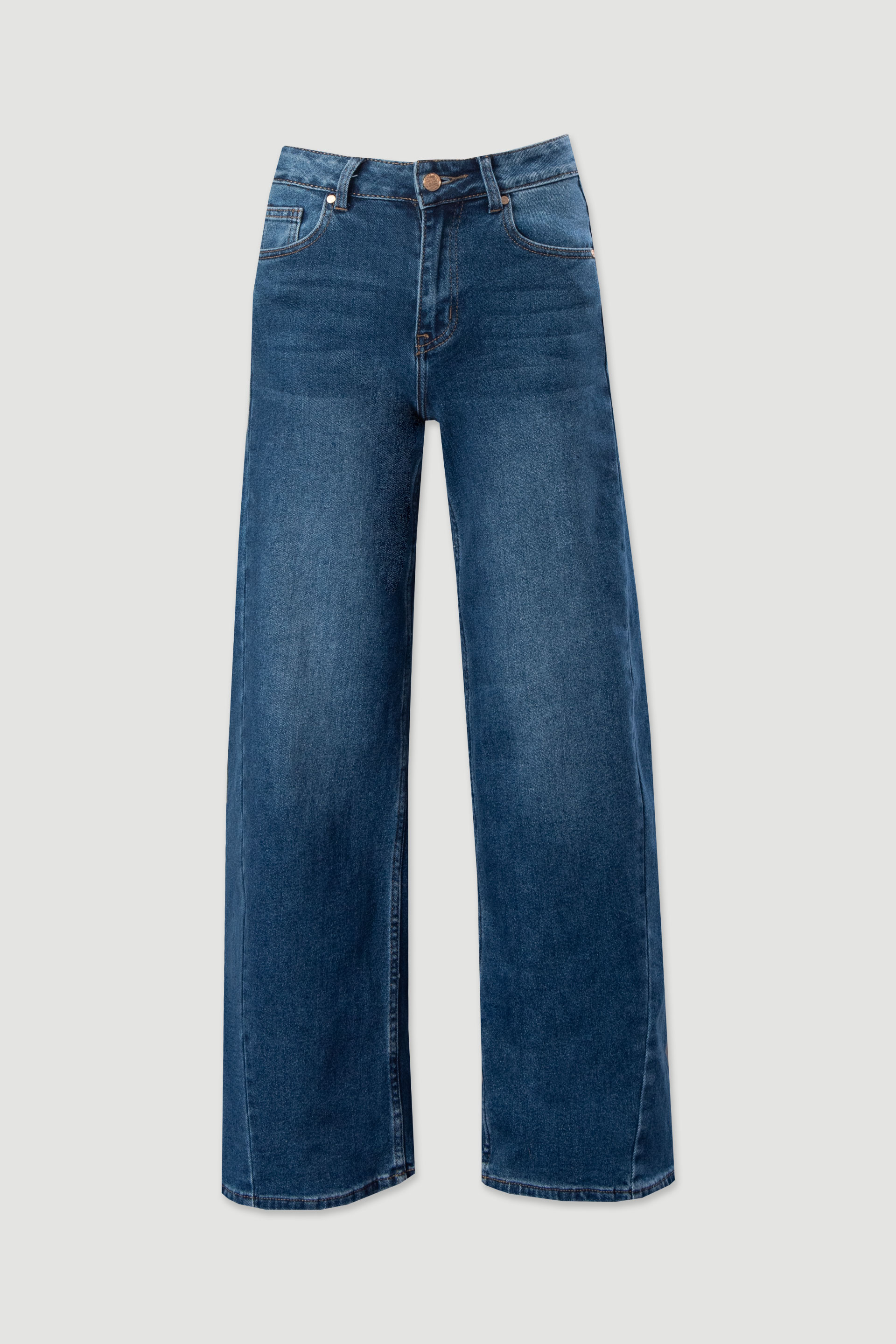 Jeans balloon em algodão