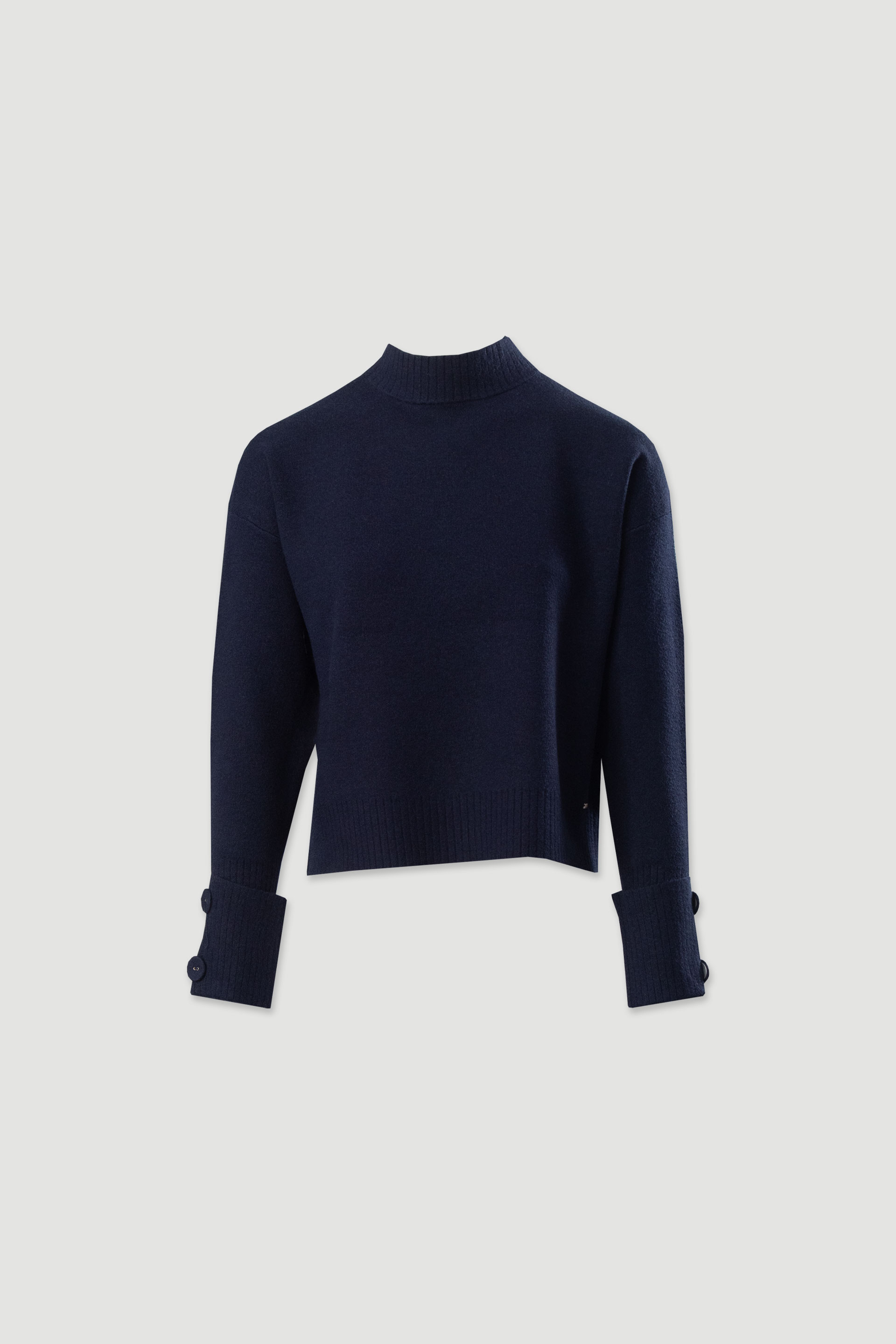 Pull en maille avec boutons aux poignets