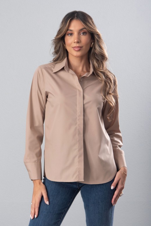 Plain cotton shirt