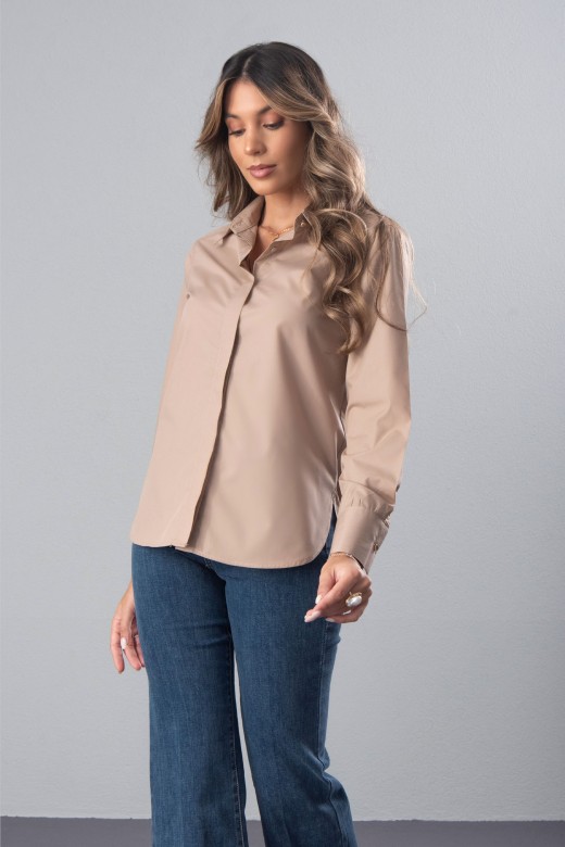 Plain cotton shirt