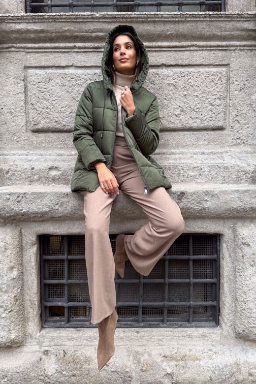 Parka acolchada con capucha