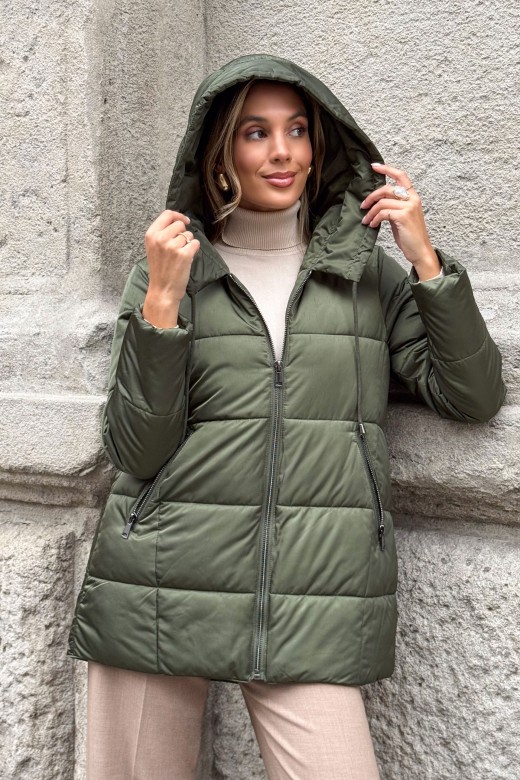 Parka acolchada con capucha