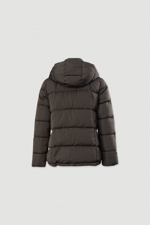 Parka acolchada con capucha