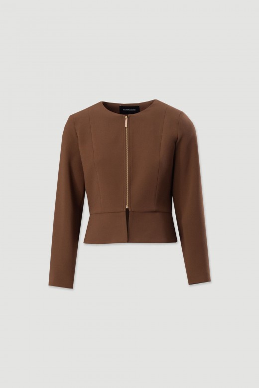 Structured classic jacket