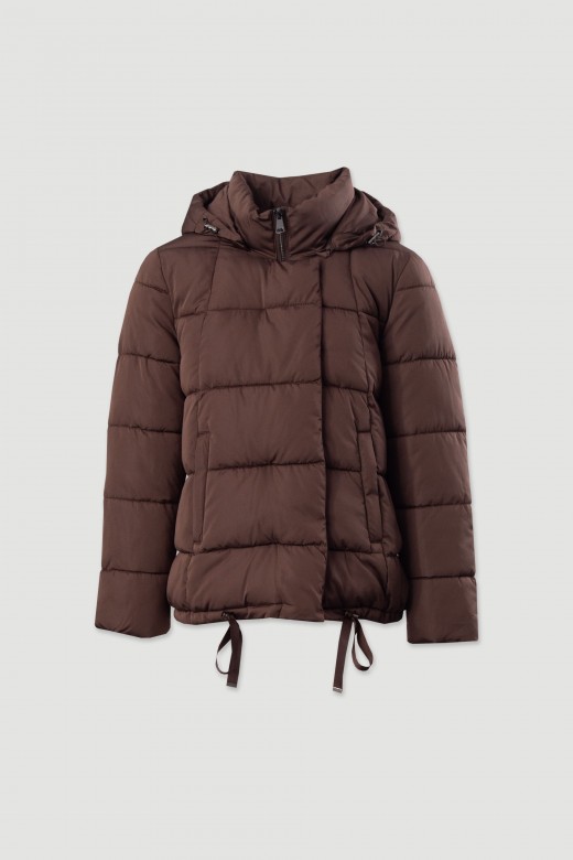 Parka acolchada con capucha