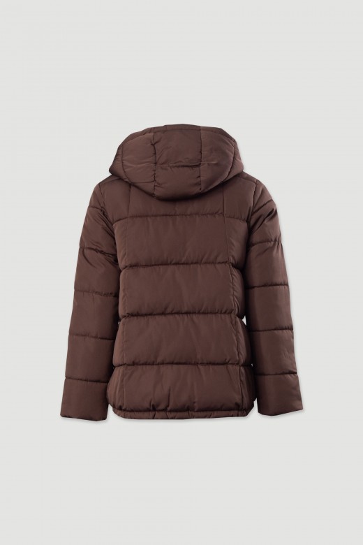 Parka acolchada con capucha