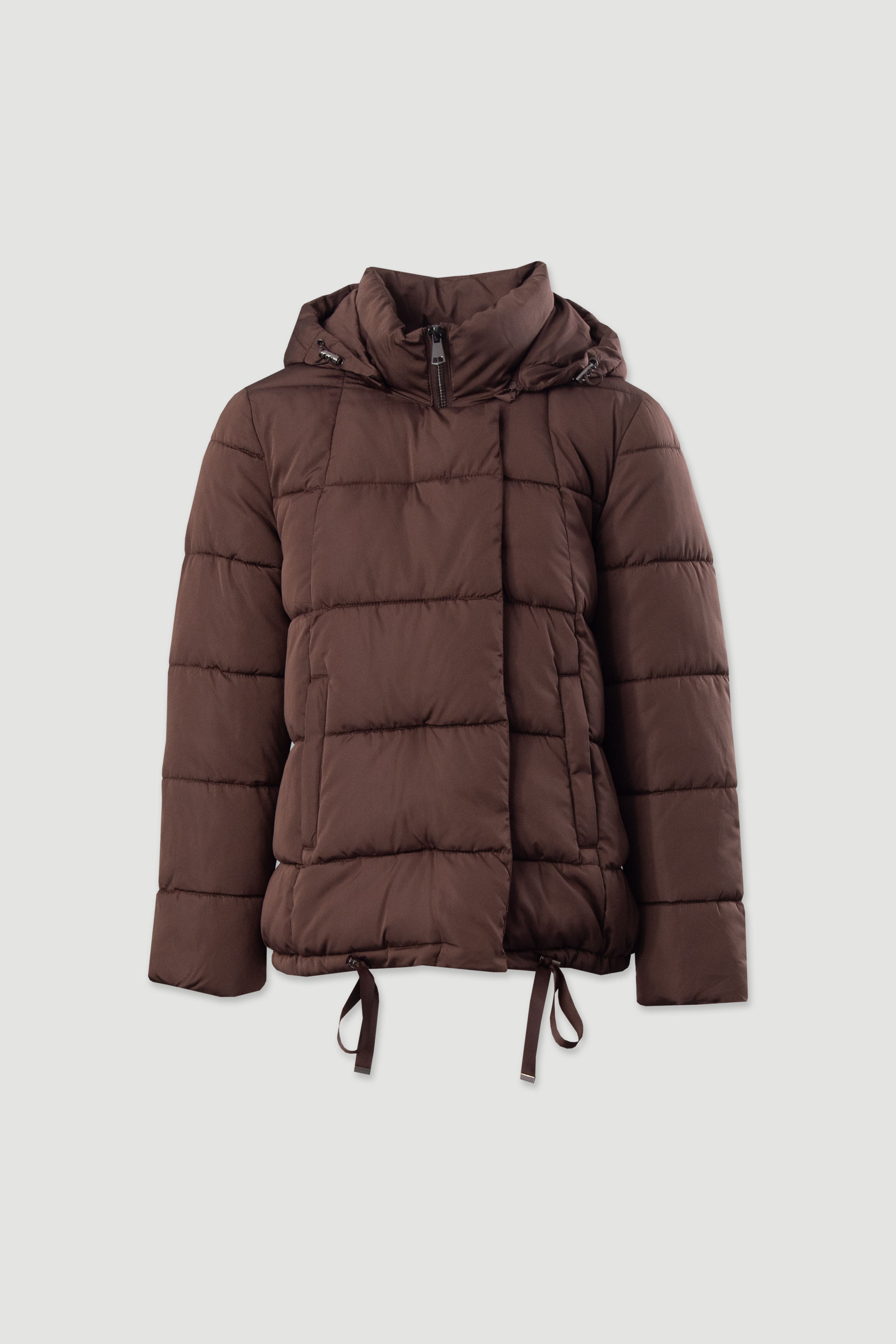 Parka acolchoada com capuz