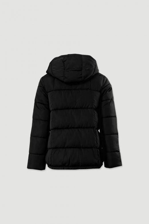 Parka acolchoada com capuz