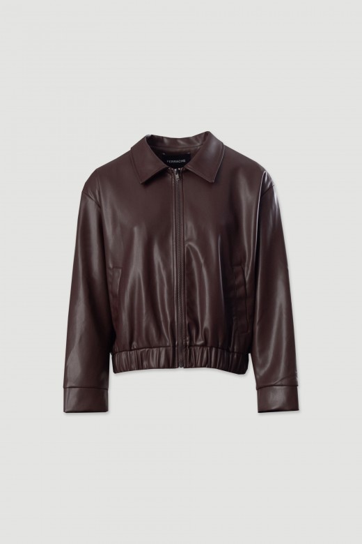Blouson en similicuir