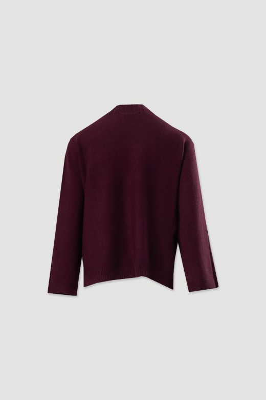 Camisola de malha com entranado