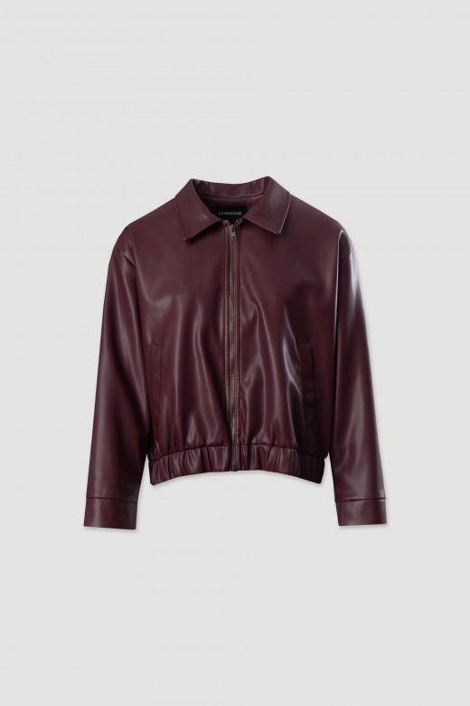Blouson en similicuir