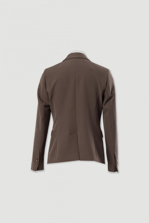 Blazer classique de tailleur avec boutons mtalliques