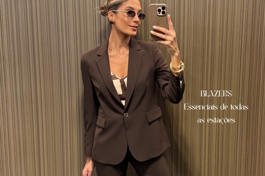 Blazer feminino: o essencial de todas as estações Blazer feminino: o essencial de todas as estações