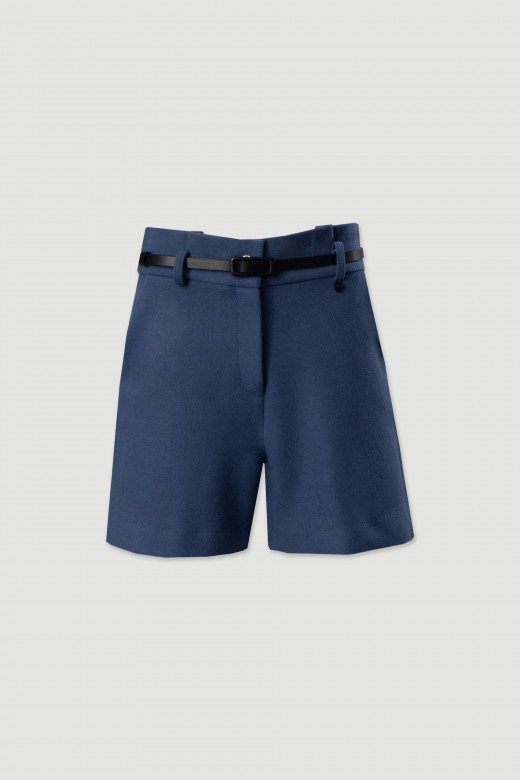 Short structuré taille haute avec ceinture Short structuré taille haute avec ceinture