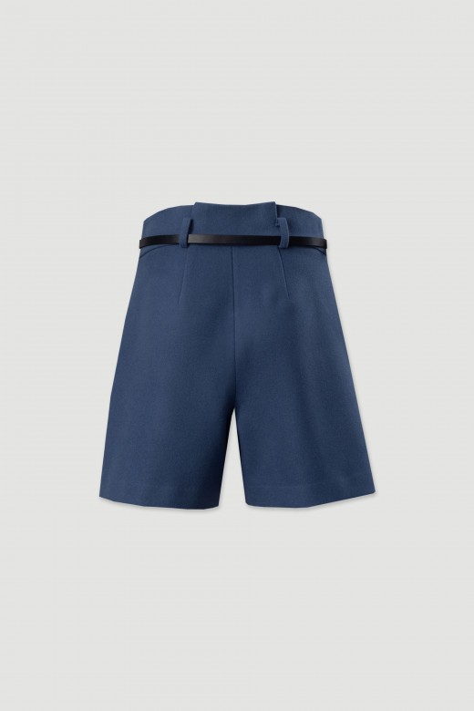 Short structuré taille haute avec ceinture Short structuré taille haute avec ceinture