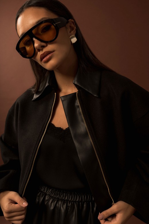 Short wool coat Short wool coat