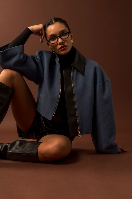 Short wool coat Short wool coat