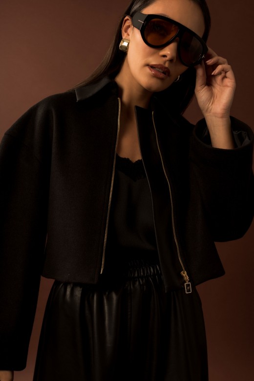 Short wool coat Short wool coat