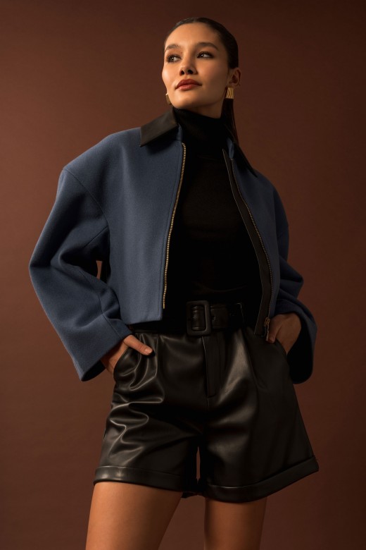 Short wool coat Short wool coat