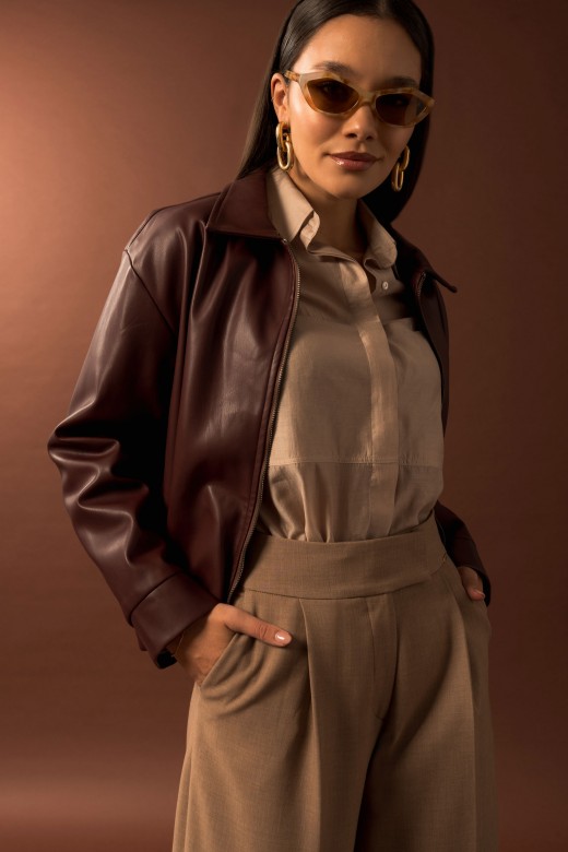 Faux leather jacket Faux leather jacket