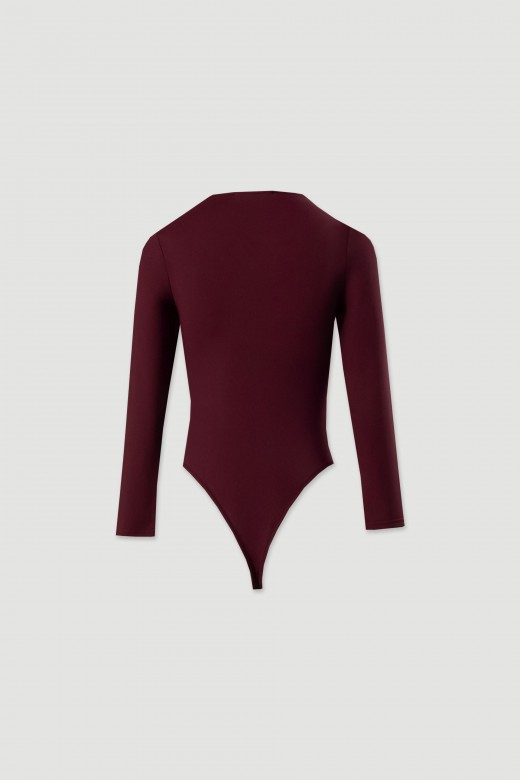 Body liso de manga larga Body liso de manga larga