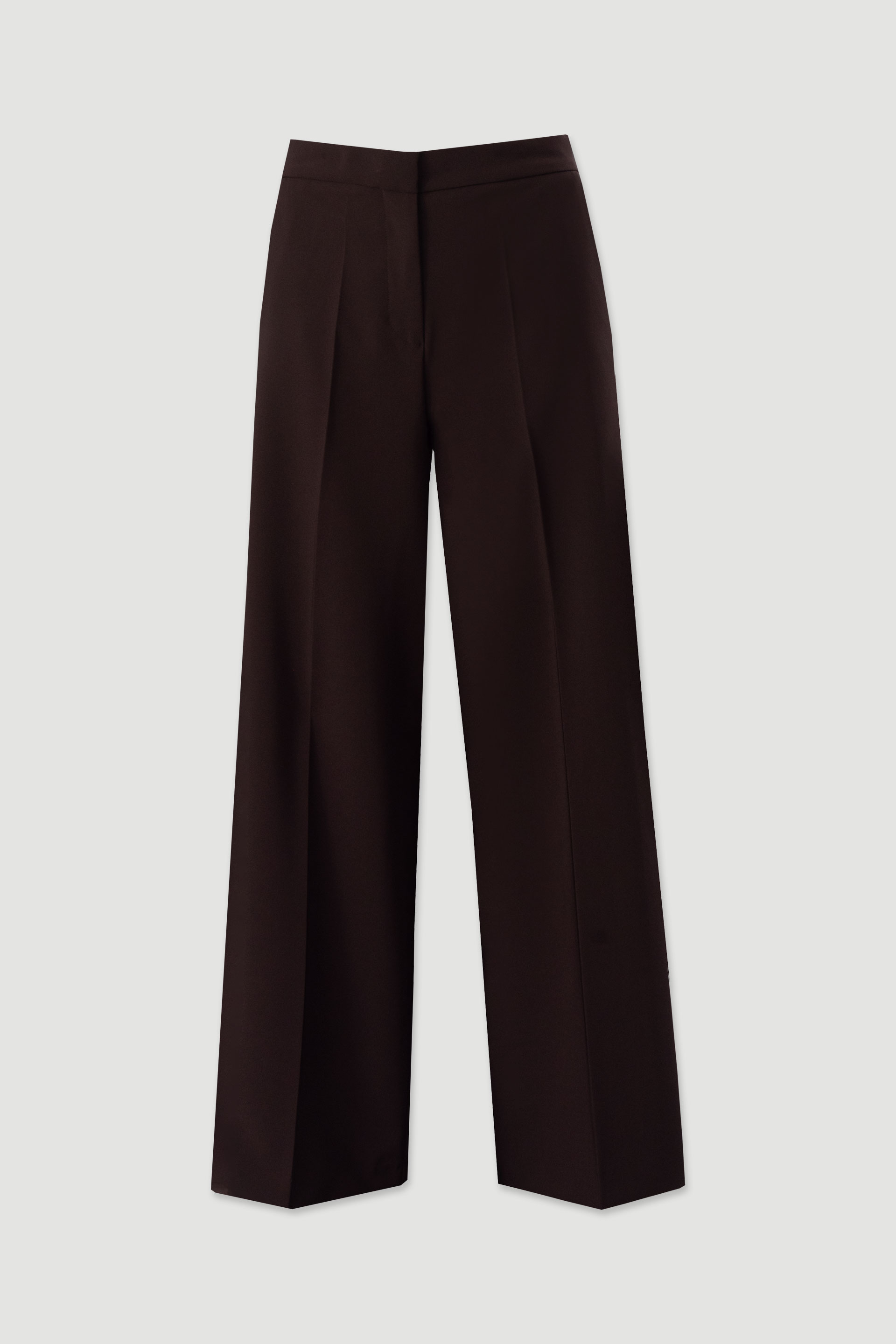 Calça clássica wide leg