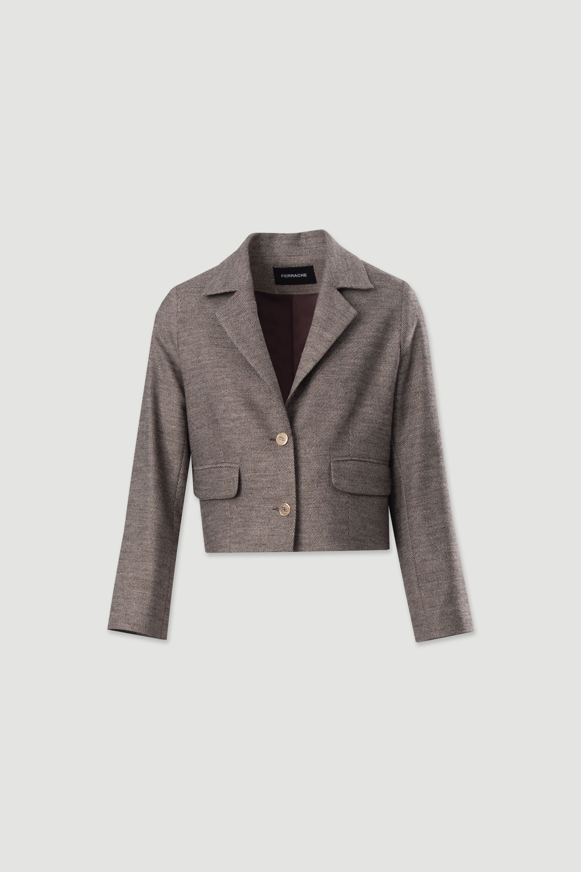 Blazer curto clássico