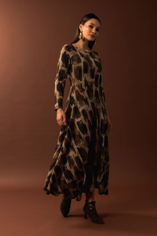 Asymmetric printed dress Asymmetric printed dress