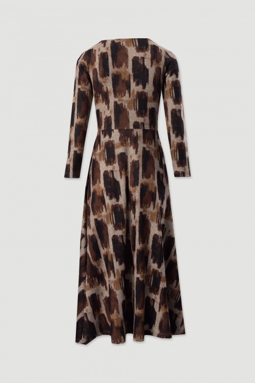 Asymmetric printed dress Asymmetric printed dress