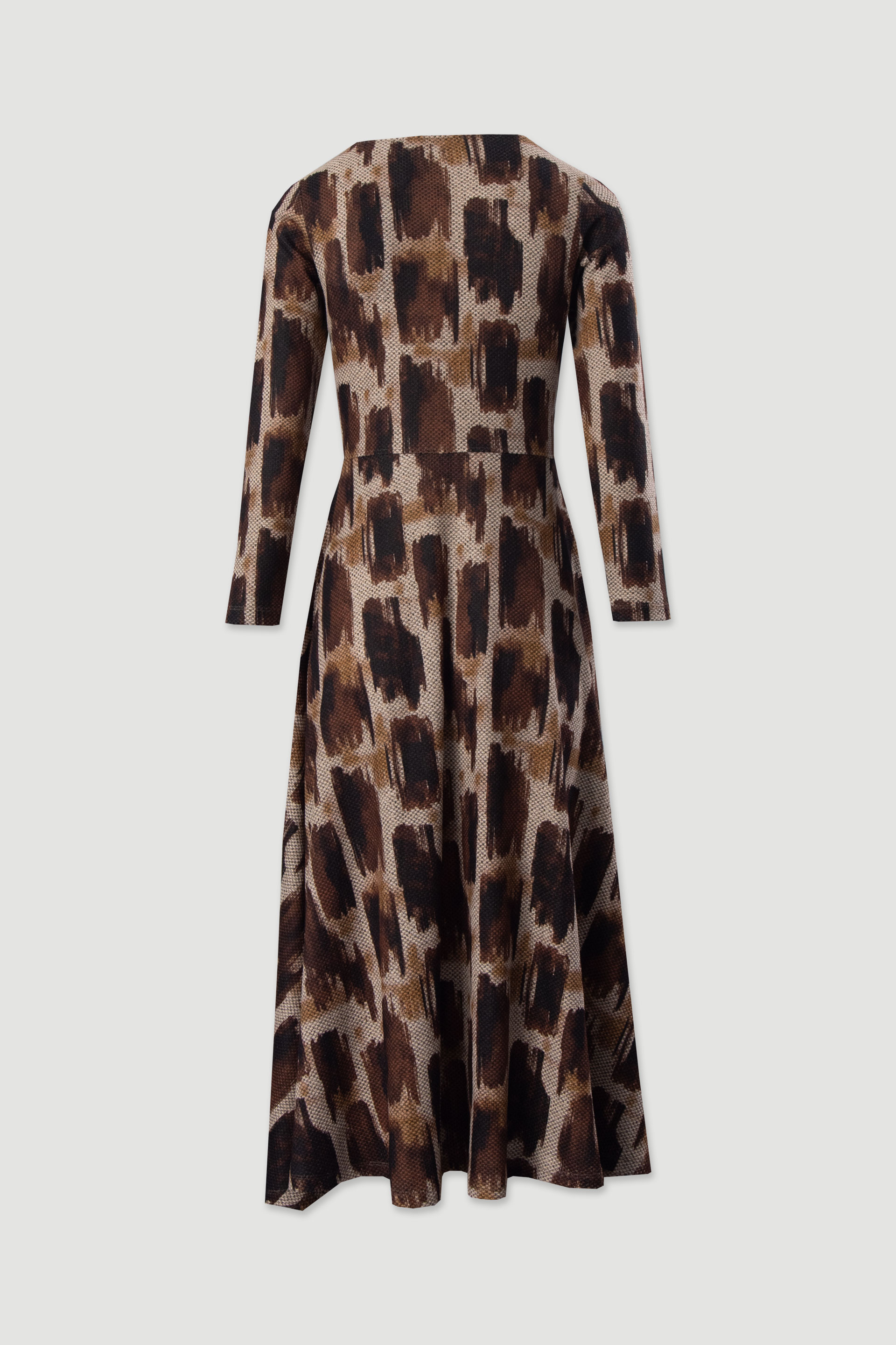 Asymmetric printed dress