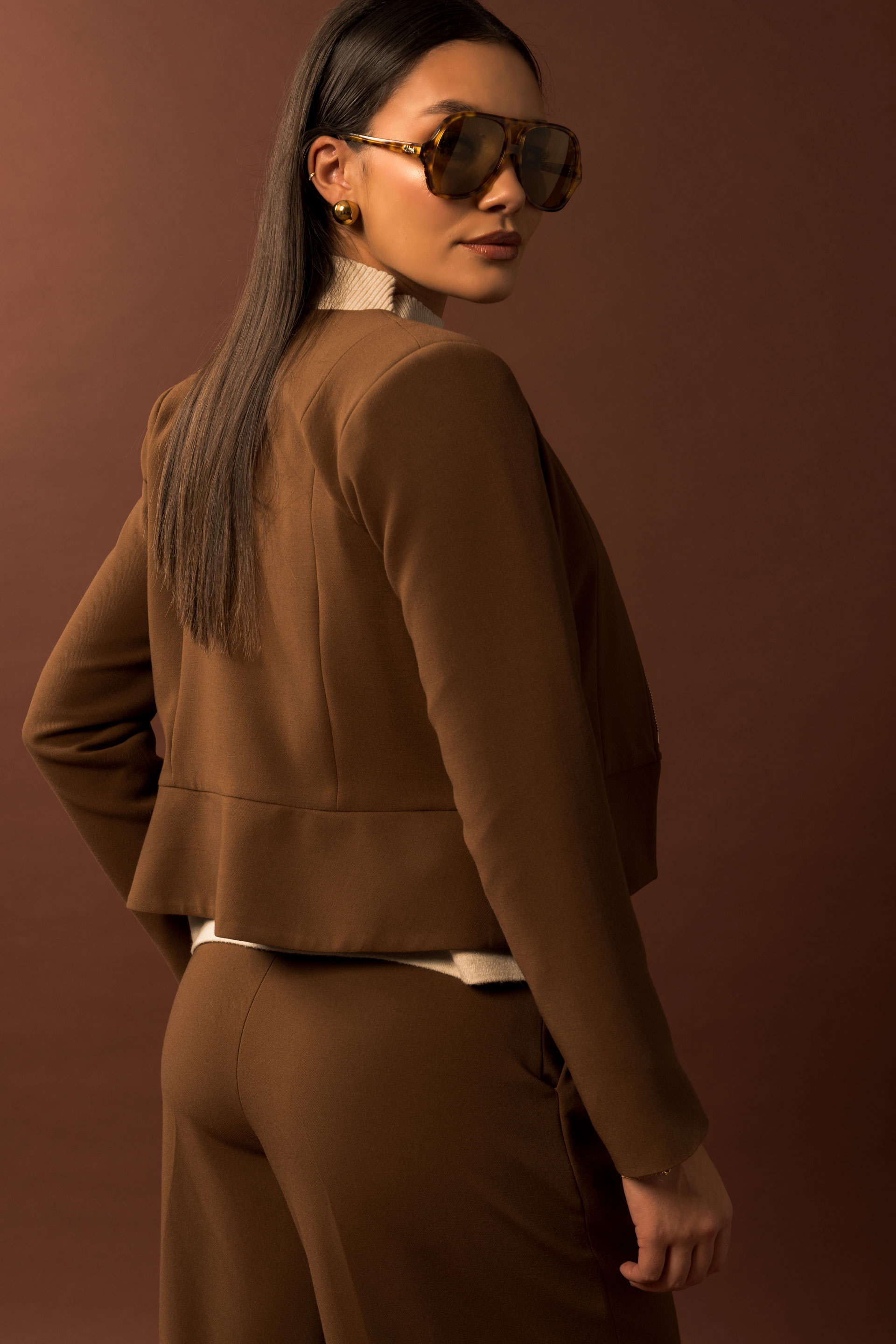 Chaqueta clásica estructurada