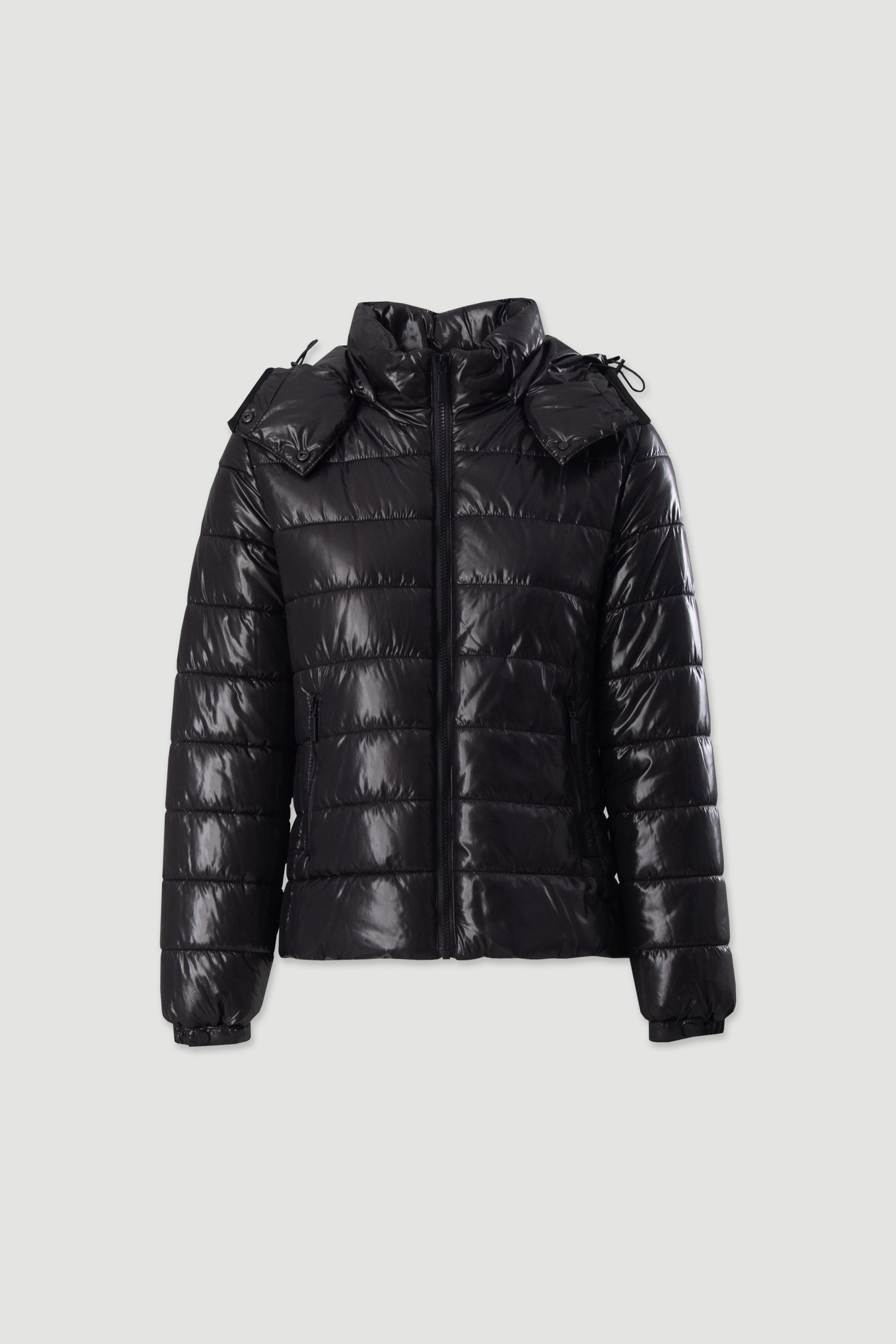 Parka matelassée avec capuche amovible