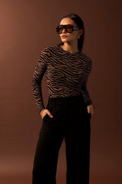 Body com textura animal