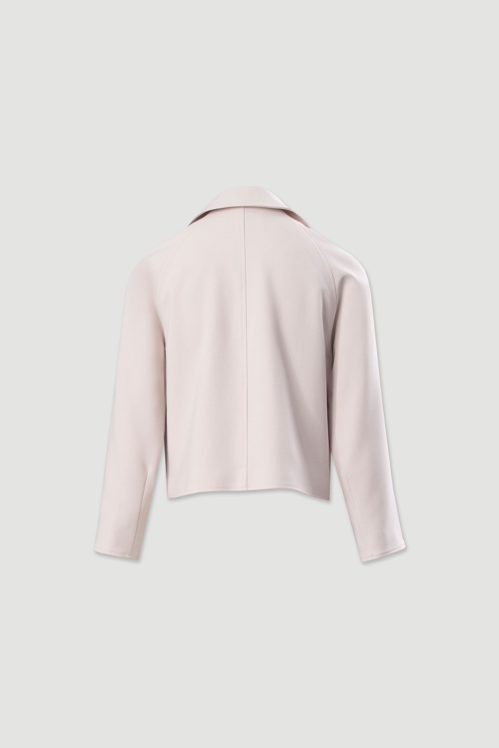 Abrigo corto cruzado con botones