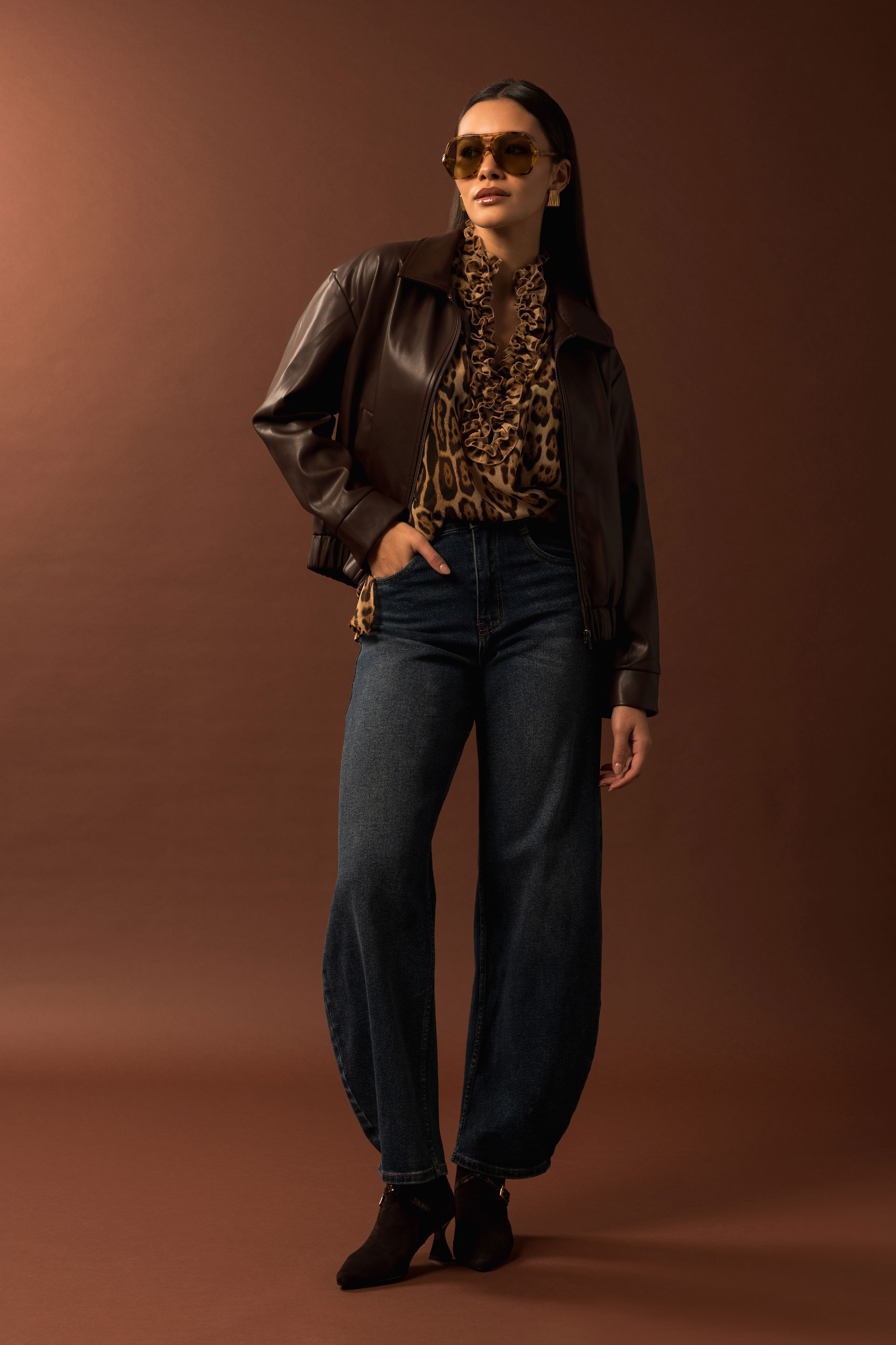 Vaqueros balloon de algodón