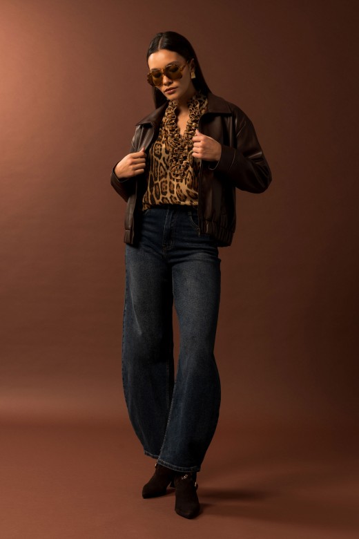 Faux leather jacket Faux leather jacket