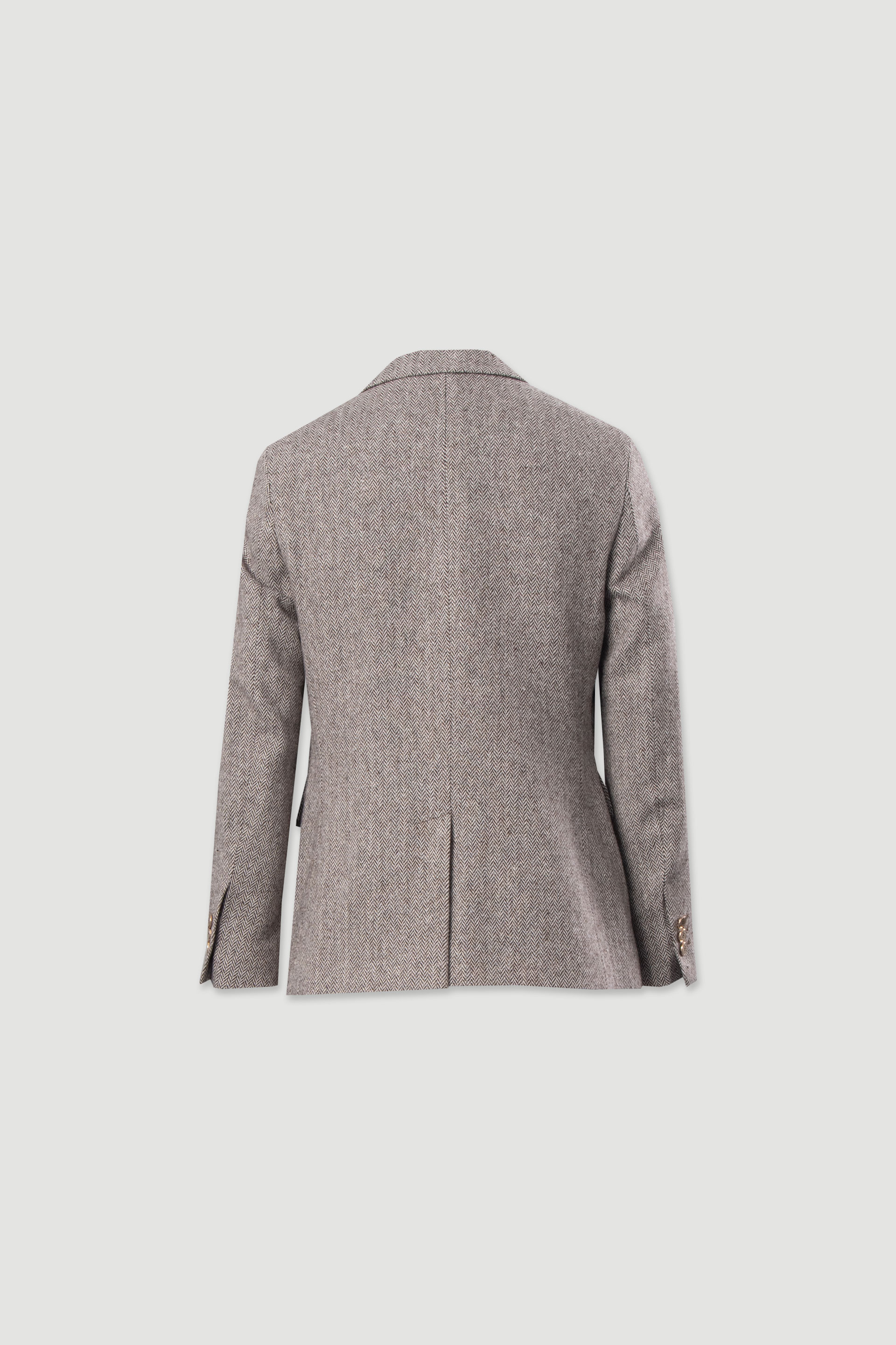 Blazer en laine à motif chevrons