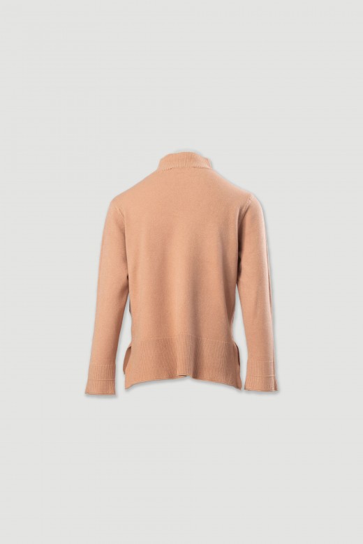 Jersey de cuello alto en punto Jersey de cuello alto en punto