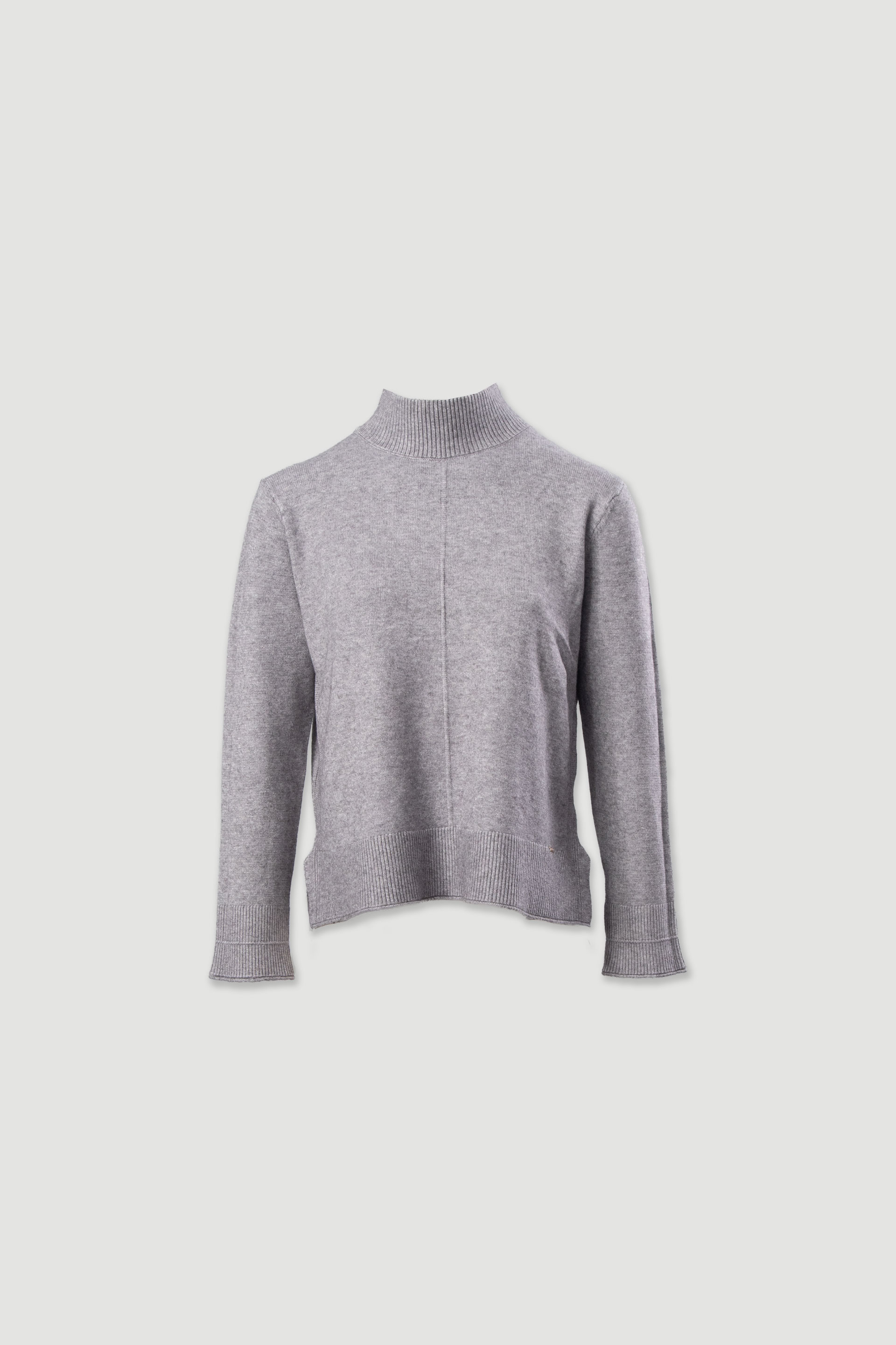 Pull à col montant en maille douce