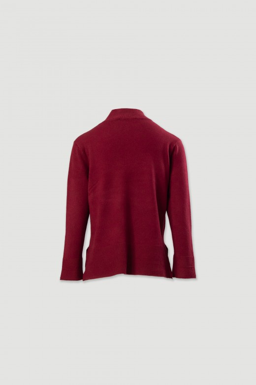 Jersey de cuello alto en punto