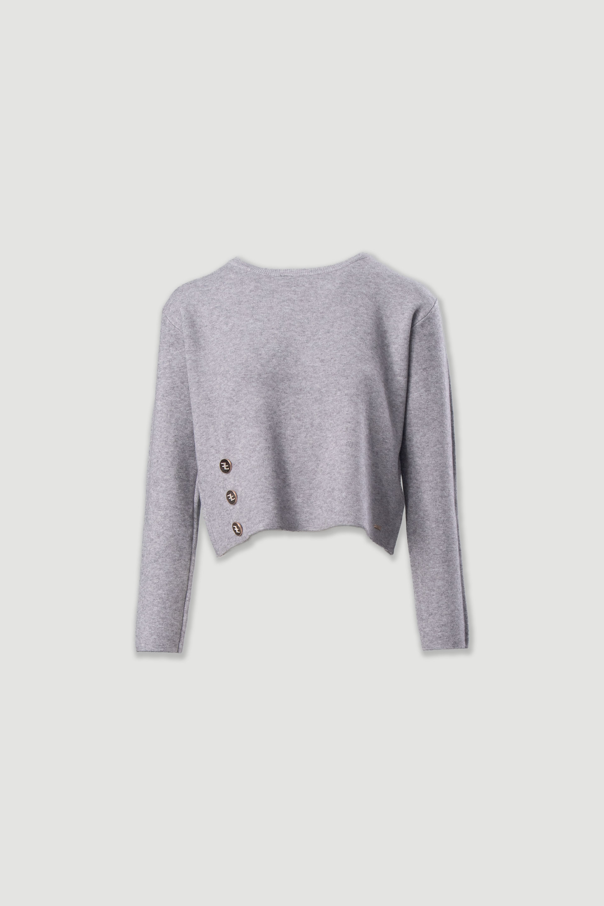 Jersey corto de punto con botones personalizados