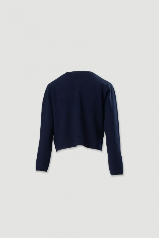 Camisola de malha curta com botões personalizados Camisola de malha curta com botões personalizados