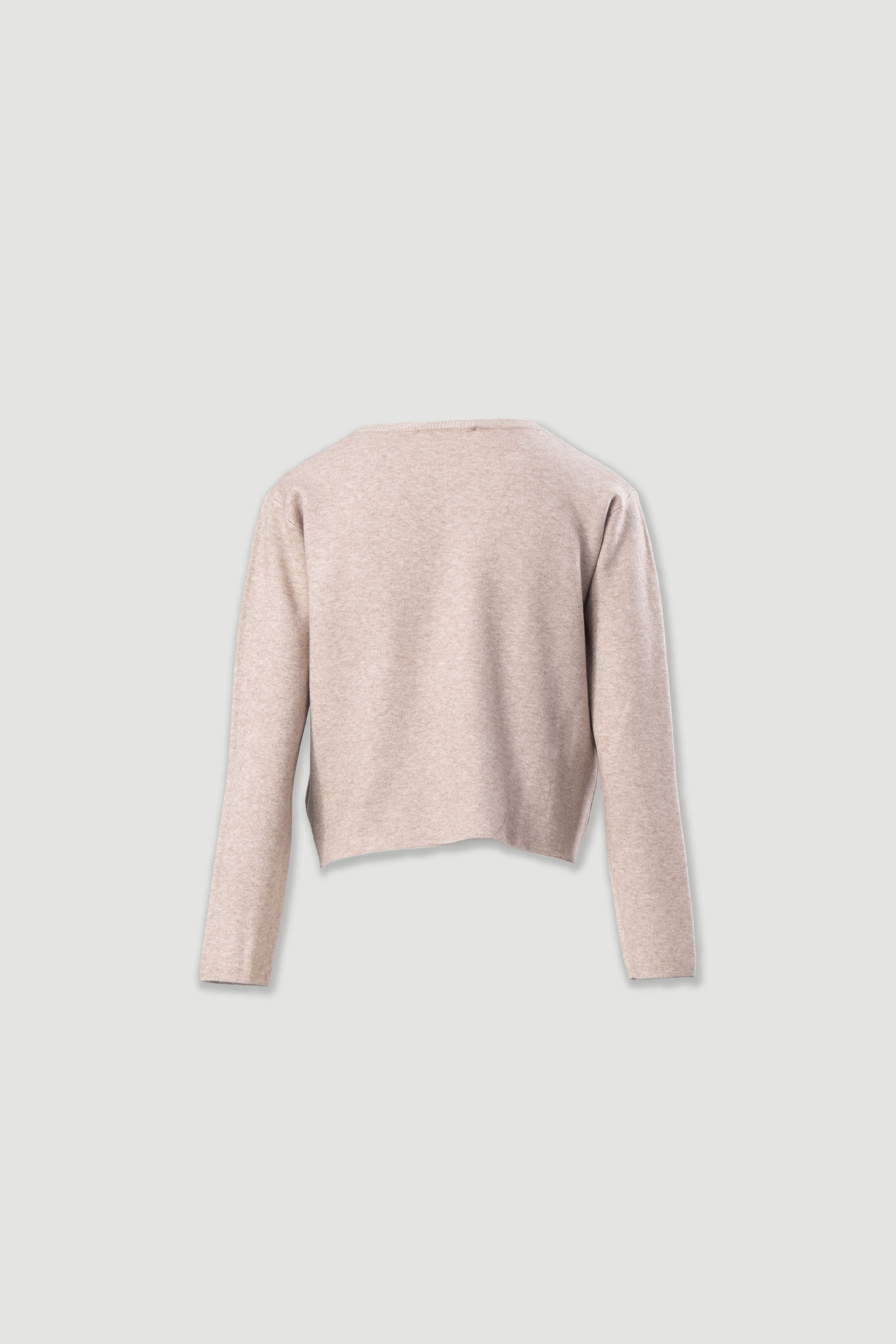 Camisola de malha curta com botões personalizados