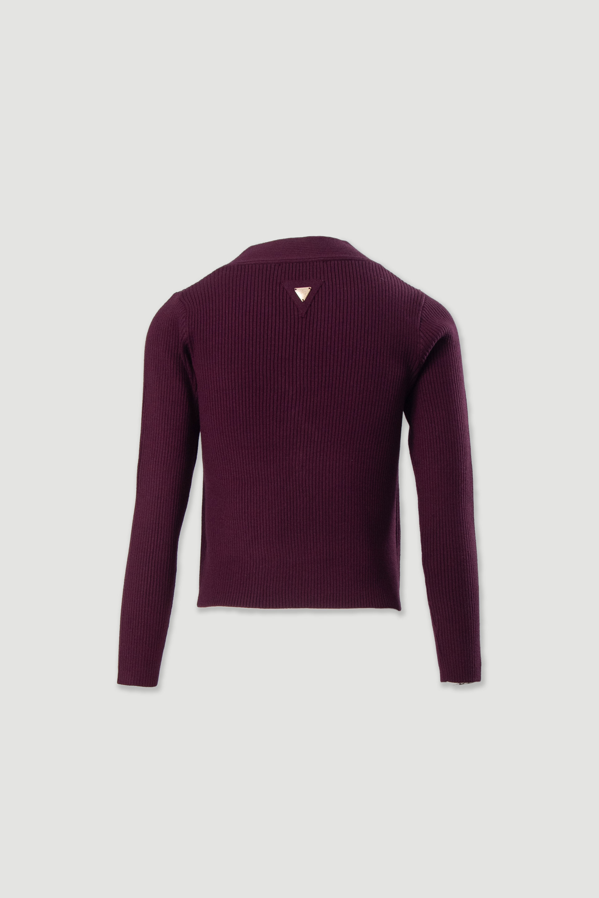 Camisola de malha com pormenor entrançado