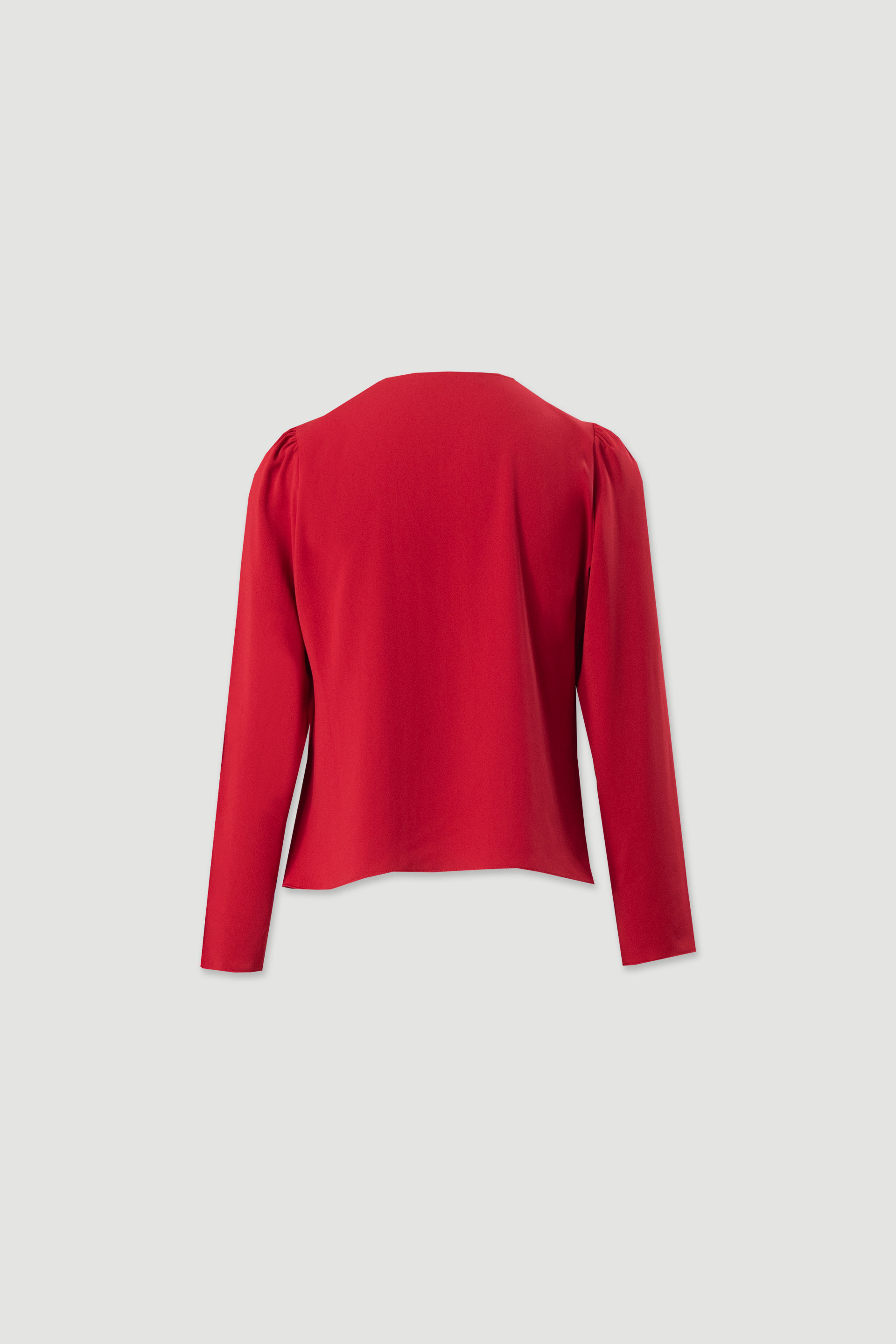 Túnica con escote drapeado