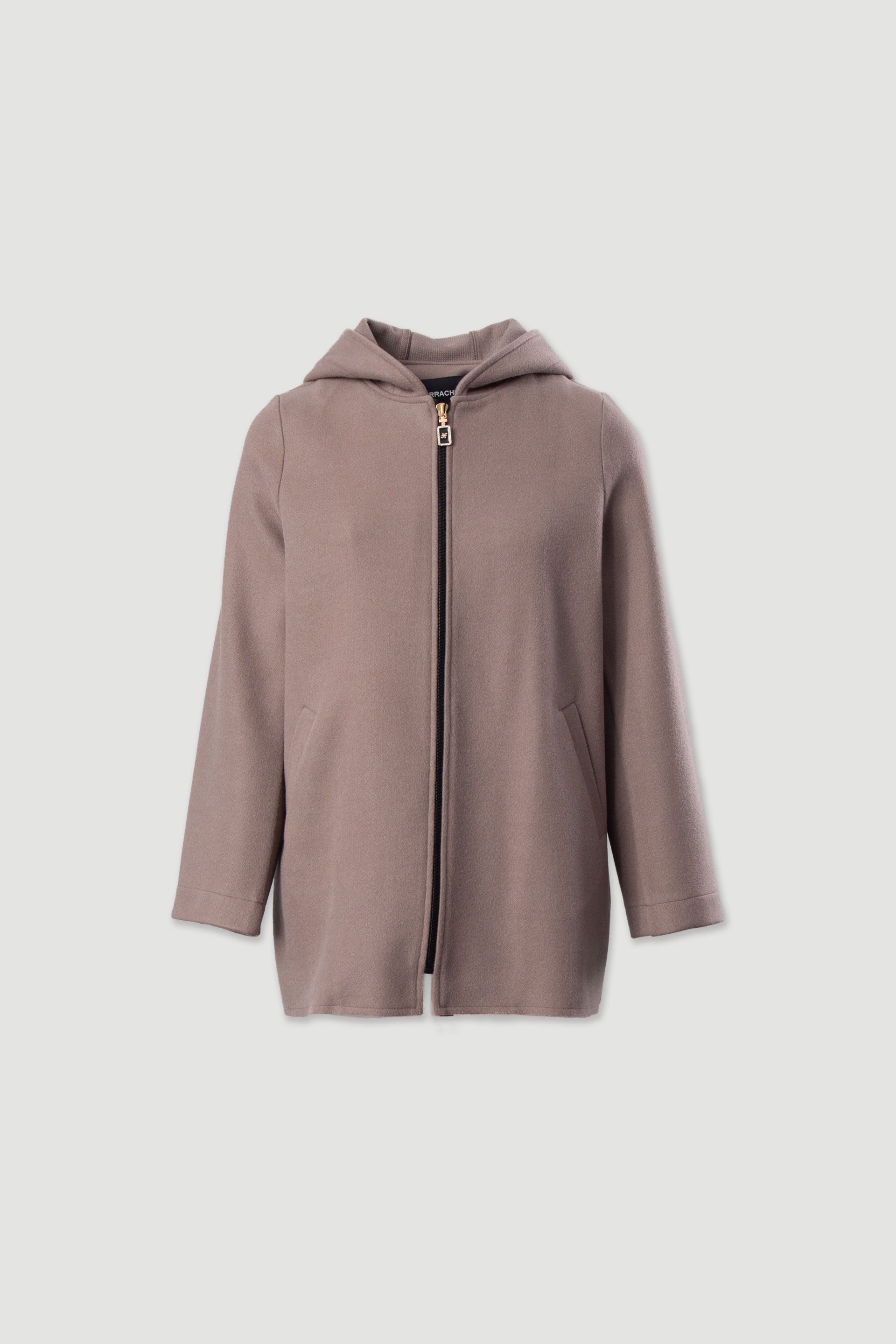 Manteau en drap avec capuche