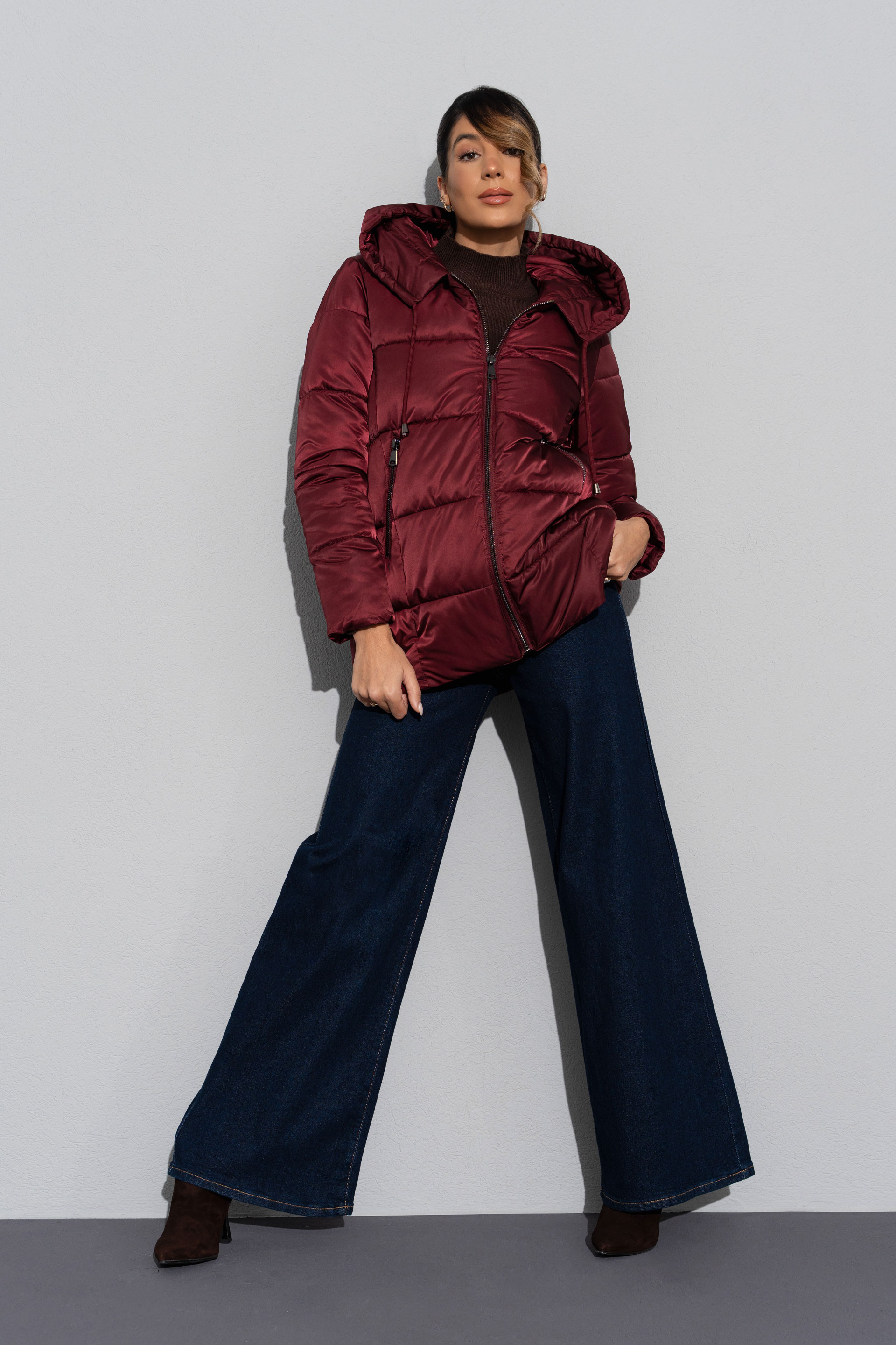 Parka acolchada con capucha