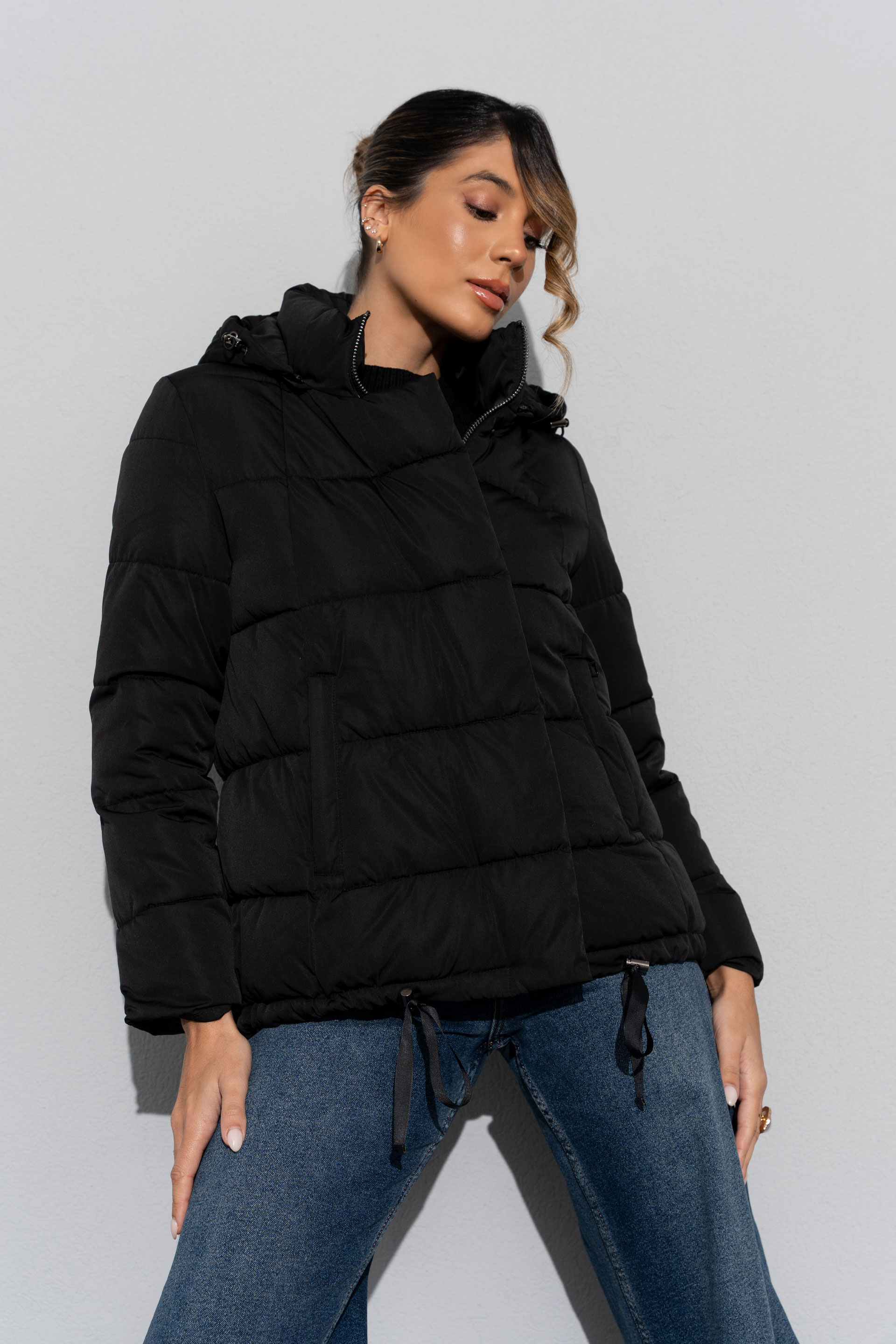 Parka acolchada con capucha