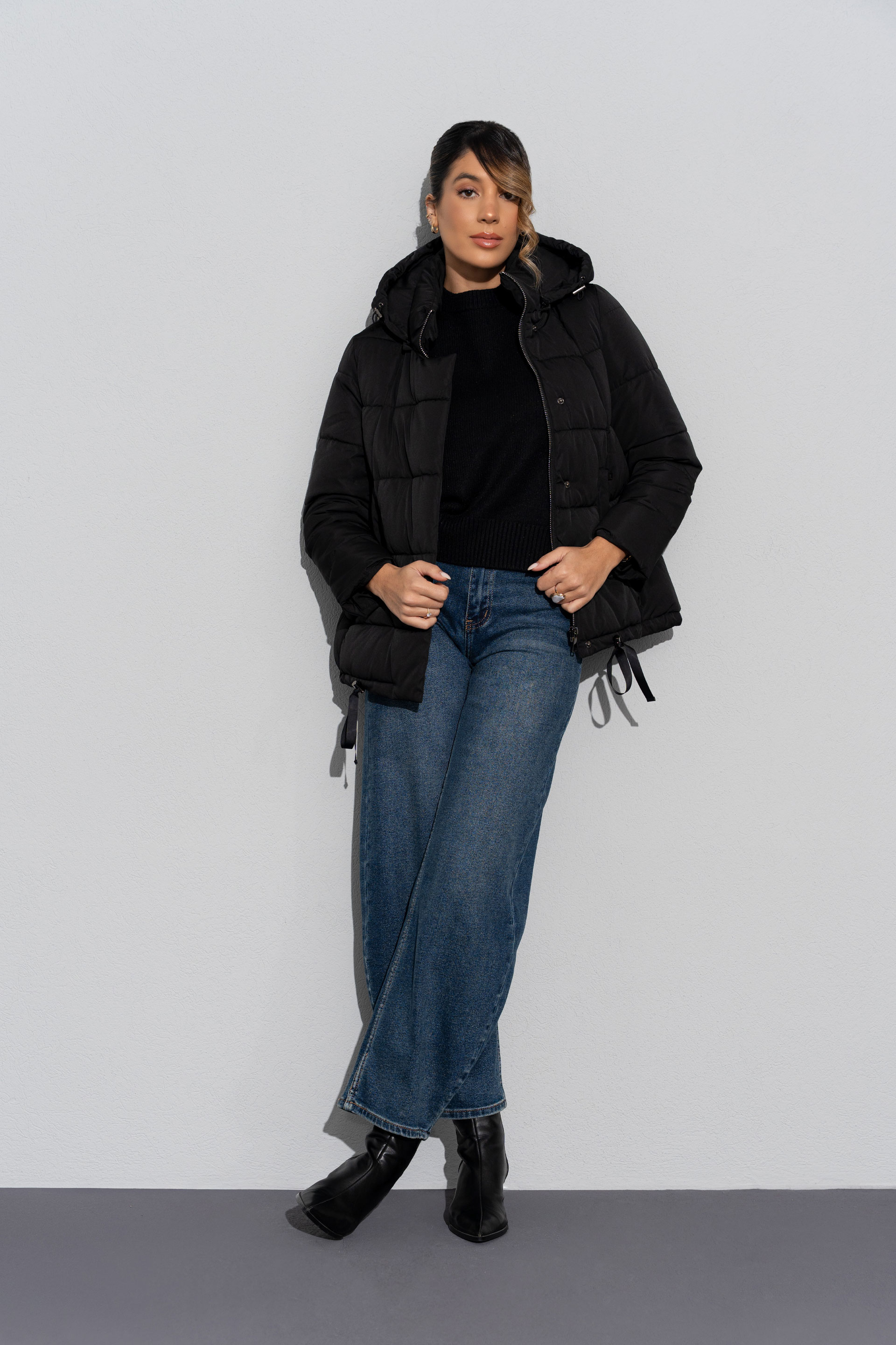 Parka acolchada con capucha